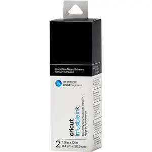 Cricut, Machine de découpe : accessoires, INF INK SLD BLK 4.5x12(2) pas cher