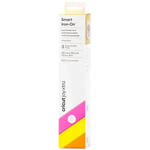 Comparateur de prix : Cricut Smart Iron-On - Glowstick - 24x30,5cm (3 vellen)