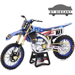 New Ray Motocyclette 1:12 Yamaha Yz450f Motocross Of Nations Eli Tomac pas cher