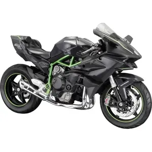 Bauer Spielwaren Modèle réduit de moto - MAISTO - Kawasaki Ninja H2R - Noir - Adulte - 1:12 pas cher