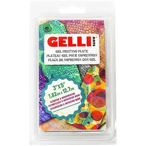 Gelli Arts Gelli Plate Student- drukplaat voor monoprints - rechthoek 3x5 inch pas cher