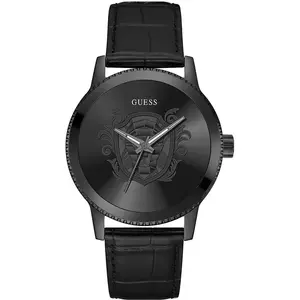Montre Homme GUESS en Cuir Noir Etanche - 244559Vendu paramazon