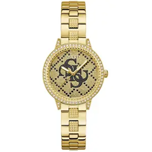 Comparateur de prix : Guess, Montre, G Lace, Or, (Montre avec pierre précieuse, 34 mm)