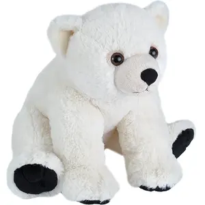 Wild Republic Pluche dieren knuffels ijsbeer van 30 cm - Knuffeldieren speelgoed pas cher