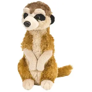 Comparateur de prix : Wild Republic pluche knuffel stokstaartje - 20 cm - Meerkat - bruin - Safari dieren