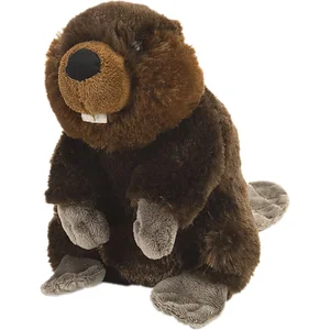 Wild Republic Pluche bever knuffel - bruin - 20 cm - Dieren speelgoed bevers knuffels pas cher