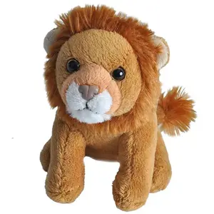 Wild Republic lion en peluche junior 13 cm en peluche marron clair pas cher
