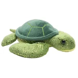 Wild Republic tortue de mer en peluche junior 18 cm vert pas cher