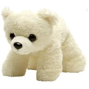 Wild Republic - 16246 - Peluche - Hug'ems - Ours - 18 cm - Blanc