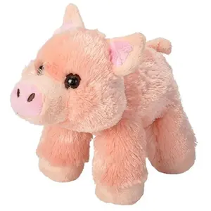 Wild Republic cochon en peluche junior 18 cm en peluche rose pas cher