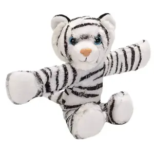 Wild Republic 18090 19560 Huggers Tigre Peluchuchuchet avec bracelet en forme de tigres blancs pas cher