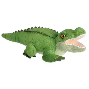 Peluche Crocodile Wild Republic - Jouet interactif Wild Calls - Vert pas cher