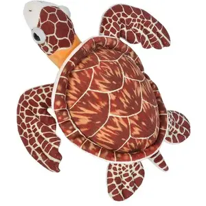 Wild Republic 21475 Peluche tortue de mer Cuddlekins Marron 20 cm pas cher
