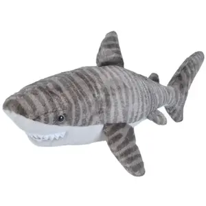 Comparateur de prix : Wild Republic Pluche tijgerhaai knuffel - 38 cm - haaien knuffels