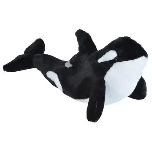 Peluche - WILD REPUBLIC - Orca junior 38 cm - Noir - Mixte - Intérieur