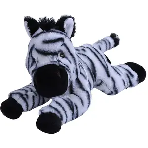 Comparateur de prix : Wild Republic pluche knuffel dieren Eco-kins zebra - 30 cm - Safari knuffels