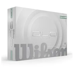 Wilson Balles de golf Duo Soft, Vert/Argent pas cher