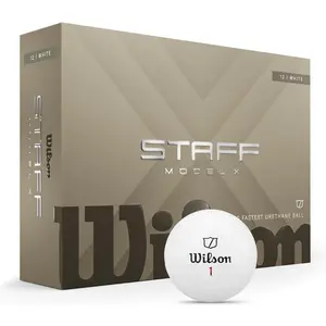 Wilson Staff Model X Golfballen 2026 - Wit - 12 Stuks pas cher