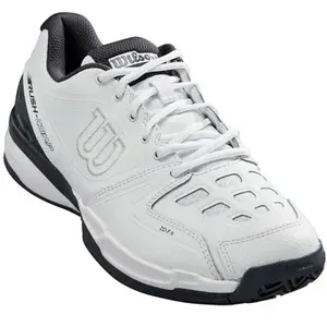 WILSON Rush Comp LTR, Chaussures de Tennis Mixte Adulte, Blanc/Blanc/Gris, 36 1/3 EU, Blanc Blanc Gris, 41 EU pas cher