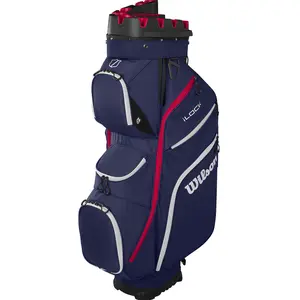Wilson Staff I-Lock Golftas - Cartbag - Blauw Wit Rood pas cher