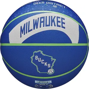 Wilson Ballon Milwaukee Bucks Team City Collector 2023 pas cher