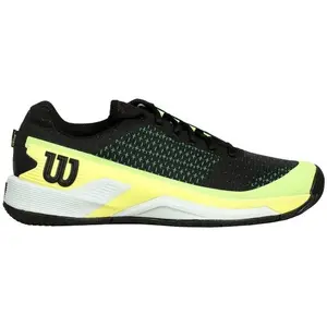 Chaussures de Tennis - WILSON - RUSH PRO EXTRA DUTY - Noir/Vert/Jaune - Adulte - Terrain Sec pas cher