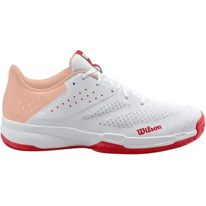 Wilson Kaos Stroke 2.0 Chaussures de tennis pour femme, White Peach Parfait Infrared, 38 EU pas cher