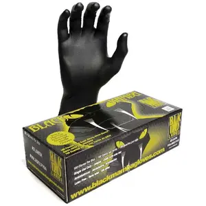 Black Mamba - Gant nitrile noir Std - Boîte de 100 taille l - 8/9 pas cher