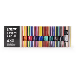 Liquitex Basics Set 48 x 22ml tubes pas cher