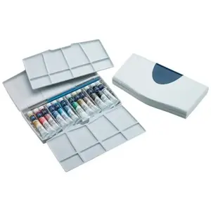 WINSOR & NEWTON Boîte plastique painting plus cwc x 12 tubesVendu parbol