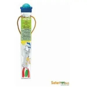 Safari jeu d'outils Toob junior gris/orange/brun 8 pièces pas cher