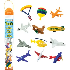 Safari Avions - Tube de 12 figurines : Dans les airs pas cher