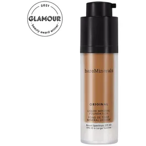 Base de maquillage liquide Bareminerals original nº 26 chaud sombre 30 ml pas cher