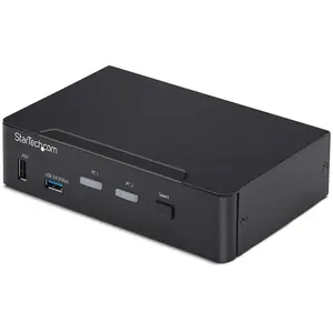 StarTech.com StarTech Commutateur KVM DP 2 ports, Commutateur KVM, Noir pas cher