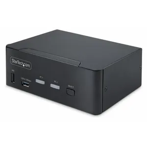 StarTech.com KVM Commutateur DisplayPort 2 ports pour double écran, 8K...