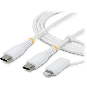 StarTech.com Câble USB-C vers USB-C/Lightning - 2 m pas cher