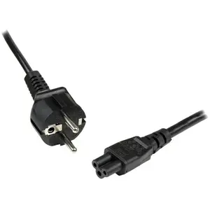 Comparateur de prix : StarTech.com Câble d'alimentation en trèfle Schuko CEE7 vers IEC 320 C5 de 2 m pour PC portable - STARTECH - Noir