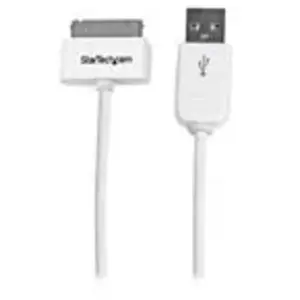 StarTech.com Apple 30-pin Dock Connector to USB Cable iPhone iPod iPad... pas cher