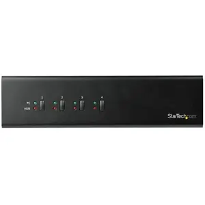 StarTech.com StarTech 4 Ports Double écran Dvi Kvm, Commutateur KVM, Noir pas cher