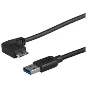 StarTech.com StarTech Slanke Micro USB 3.0 kabel haaks naar links 50cm
