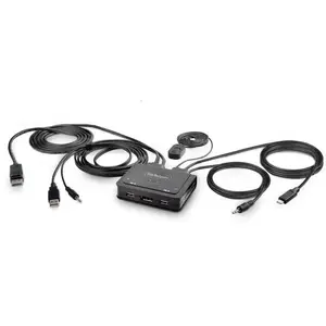 Switch KVM Hybride USB-C DisplayPort 2 Ports 4K 60Hz - STARTECH.COM