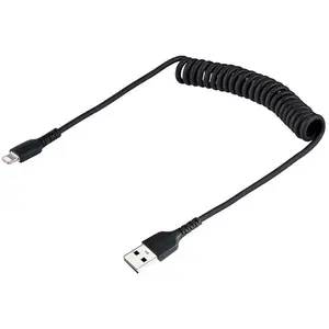 Comparateur de prix : StarTech.com STARTECH 50cm/20in USB to Lightning Cable Coiled - RUSB2ALT50CMBC