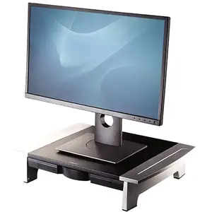Comparateur de prix : FELDER Fellowes Office Suites monitor standaard - verstelbaar - zwart met zilver