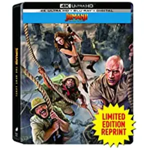 Import Jumanji : The Next Level Édition Limitée Steelbook Blu-ray 4K Ultra HD pas cher