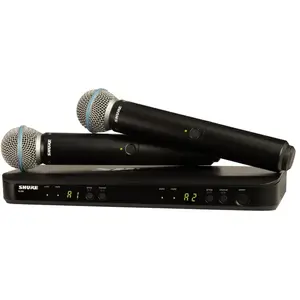 Shure BLX288E/B58-M17 (662-686MHz) dual handheld draadloosVendu parbax-music