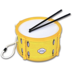 Bontempi Tambour avec baguettes jaune 21 cm pas cher