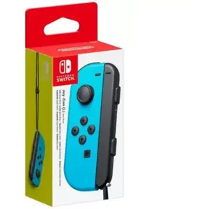 Nintendo Joy-Con (L) Neon Blau (Switch), Manette, Bleu pas cher