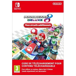 Nintendo DLC Pass Circuits Additionnels pour Mario Kart 8 Deluxe Code de télé... pas cher