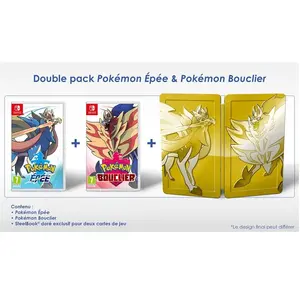 Nintendo Pokémon Épée & Pokémon Bouclier Double Pack Switch pas cher