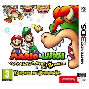 Nintendo Mario & Luigi : Voyage au centre de Bowser + l'épopée de Bowser Jr. Jeu 3DS pas cher
